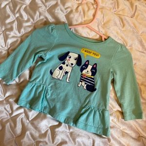 Carters Long Sleeve T-shirt- 6M